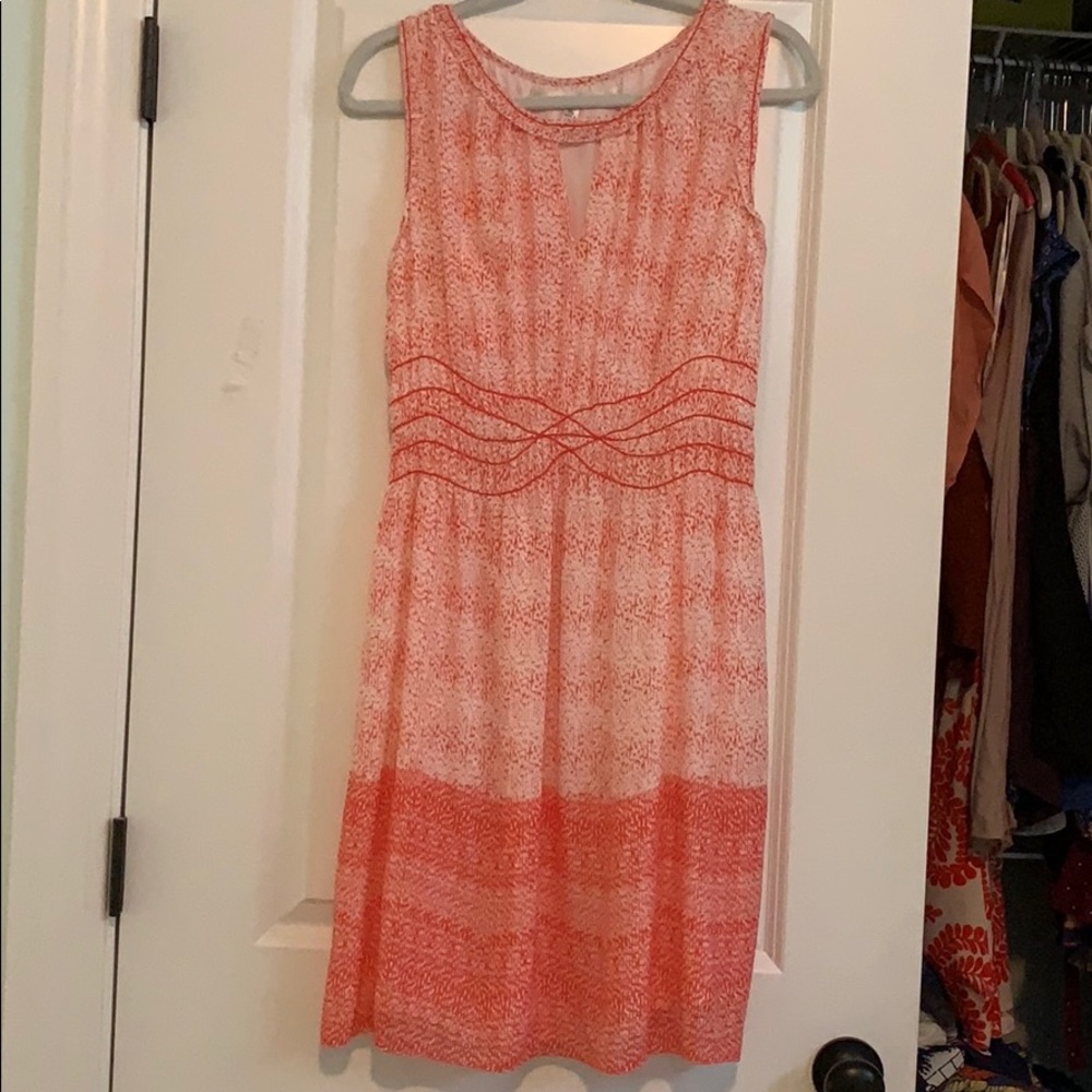 Pink/White Dress